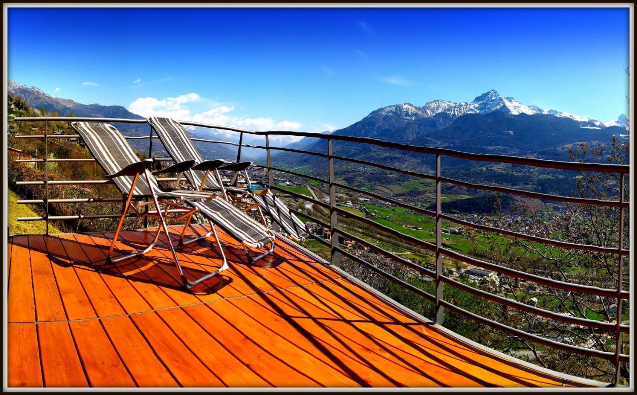 Chalet Con Jacuzzi Vista Montagne Aosta Exteriér fotografie