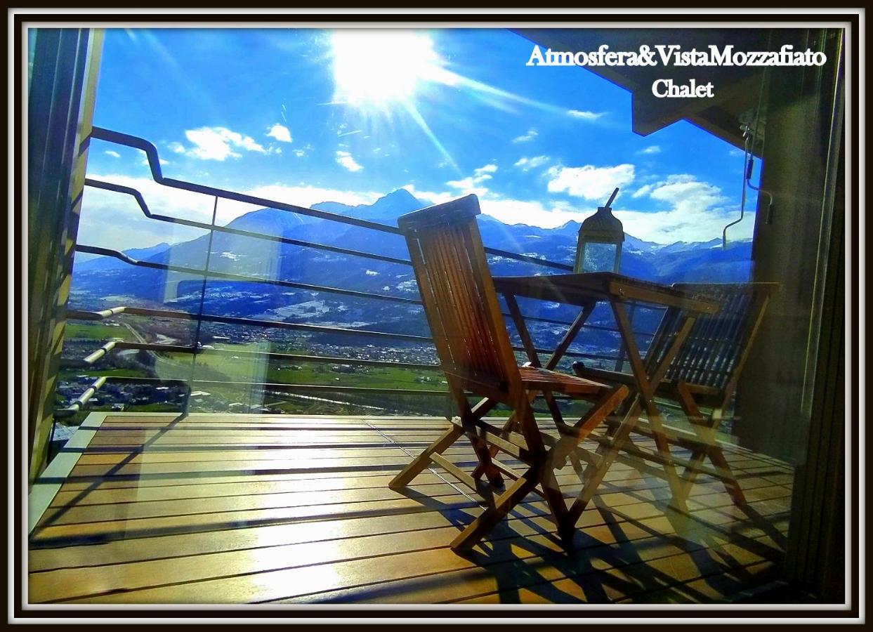 Chalet Con Jacuzzi Vista Montagne Aosta Exteriér fotografie
